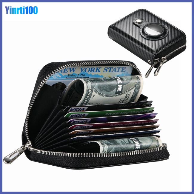 Ví Gập Thông Minh Yinrti Có Ngăn Đựng Thẻ Sức Chứa Lớn Chống Thất Lạc