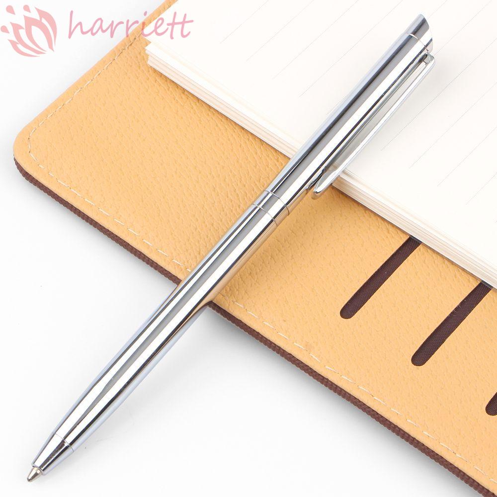 Bút Bi HARRIETT Mực Đen Di Động|Giá Đỡ Bằng Thép Không Gỉ Thiết Kế Xoay Tiện Dụng Cho Văn Phòng