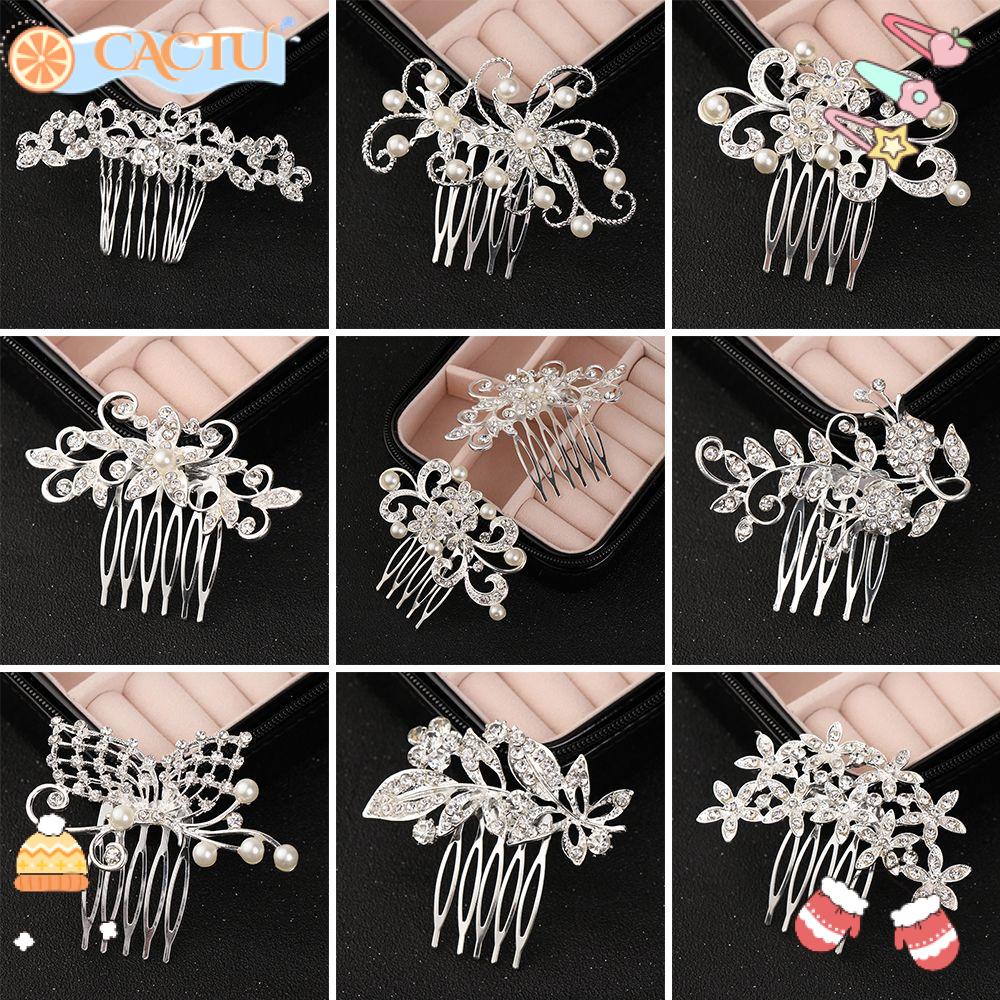 Lược Cài Tóc Họa Tiết Hoa Dành Cho Cô Dâu Ngày Cưới