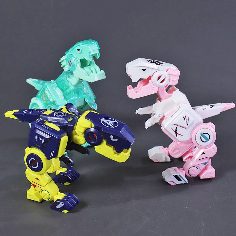 Đồ Chơi Khối Rubik Hình Khủng Long triceratops mecha Thú Vị Giáo Dục Cho Bé cxbwfjtjz.my77