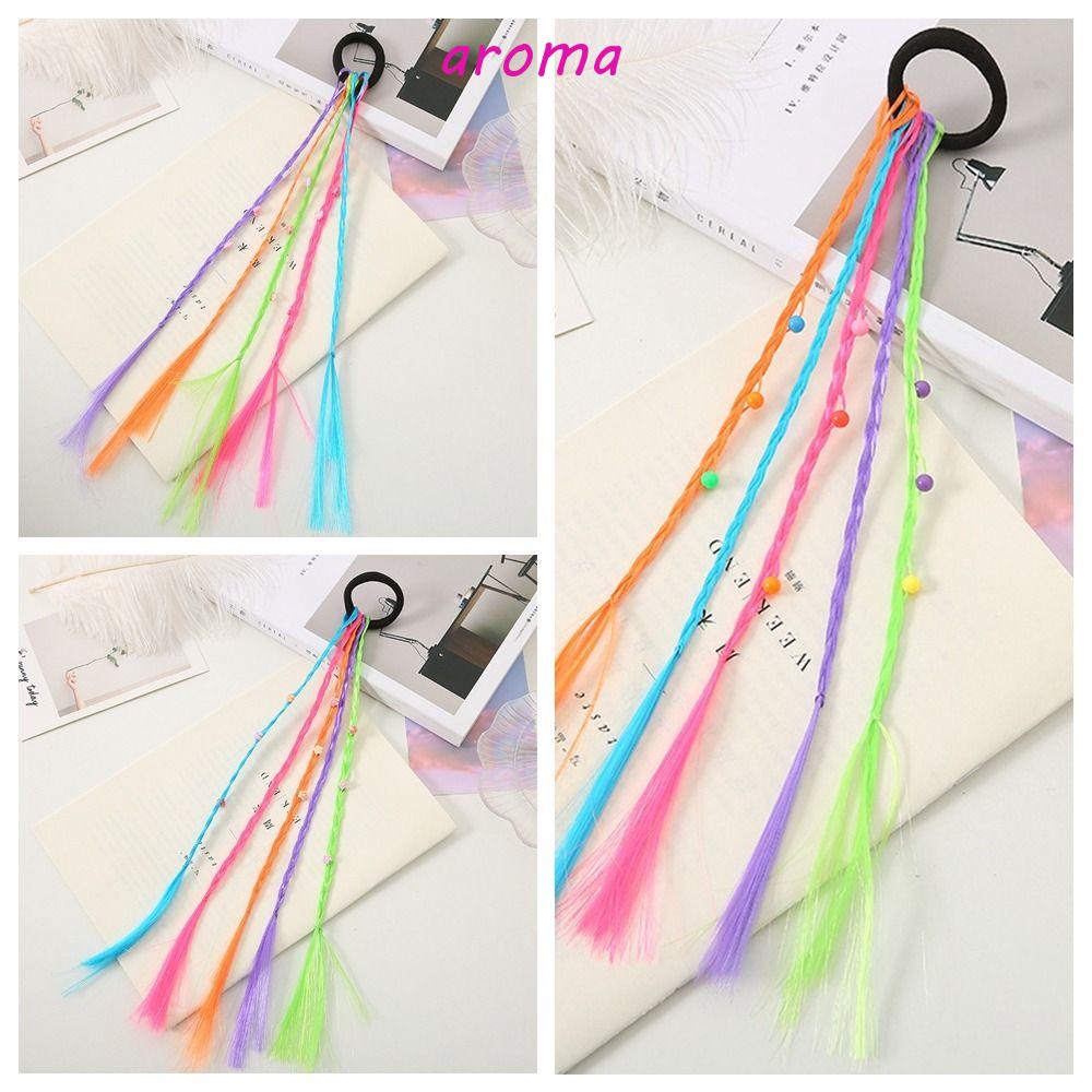 Bím Tóc Giả Bằng Sợi Tổng Hợp Co Giãn Chất Lượng Cao Dành Cho Bé Gái