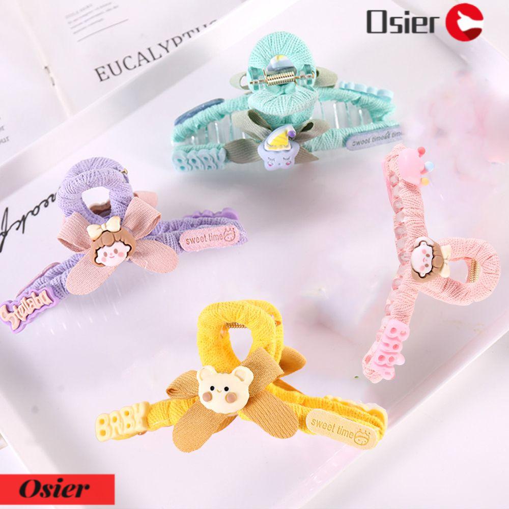 Kẹp Tóc Nhựa Hình Gấu Dễ Thương 1 Cái