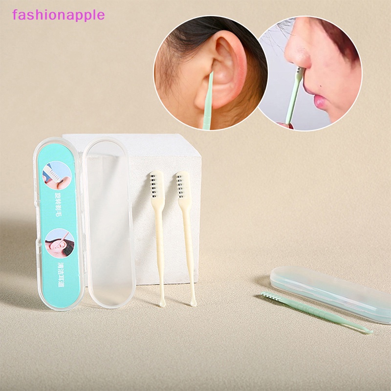 Dụng Cụ Tỉa Lông Mũi Và Tai Hai Đầu Di Động Kèm Hộp Đựng