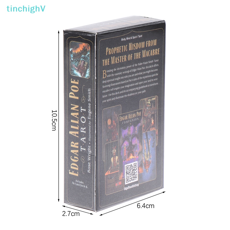 Bộ Bài Tarot Để Bàn Sáng Tạo Và Thiết Thực Cho Bữa Tiệc Edgar Allan Poe Fortune Telling