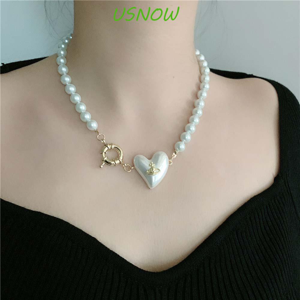 Bộ Vòng cổ + Bông Tai Bằng Hợp Kim Phong Cách Hàn Quốc Cổ Điển Thời Trang Cho Nữ