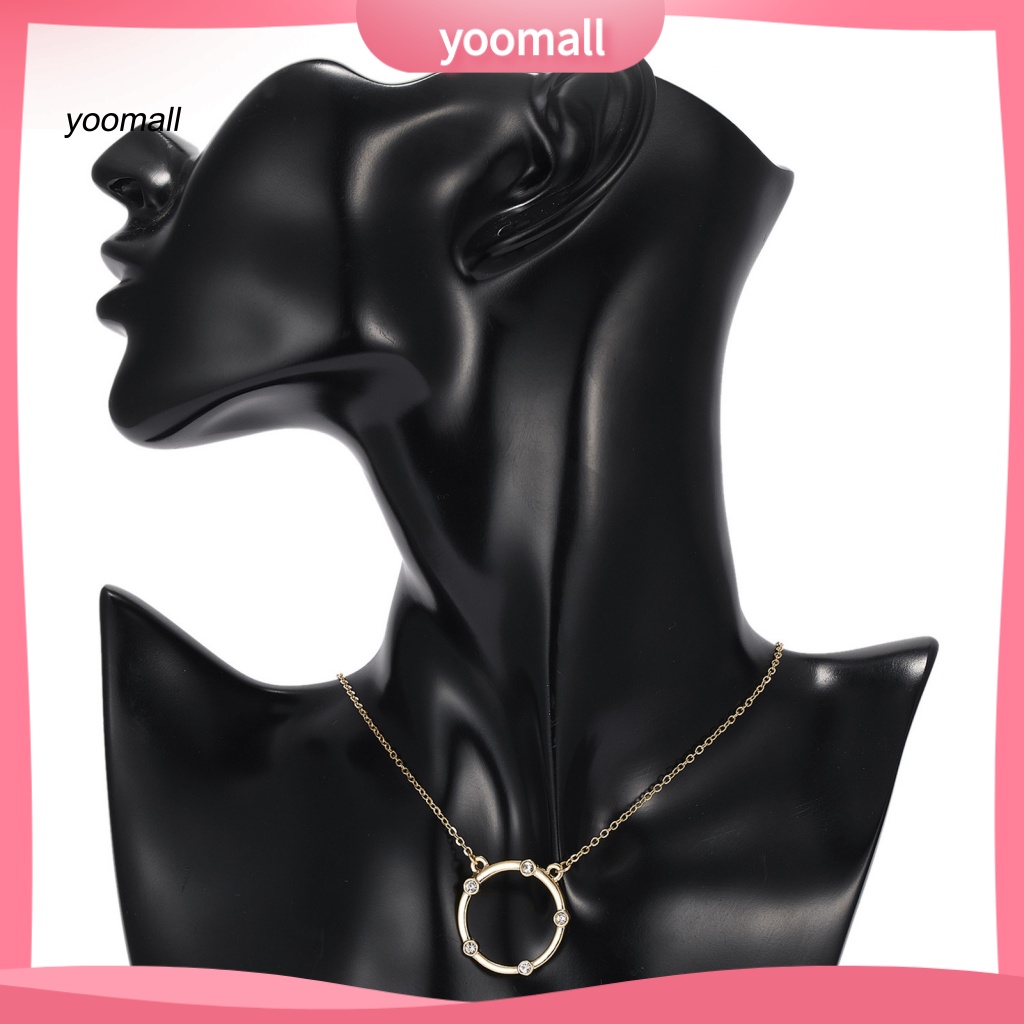 Vòng cổ Mặt Tròn / Ngôi Sao Năm Cánh Đính Đá Thời Trang Dự Tiệc Cho Nữ