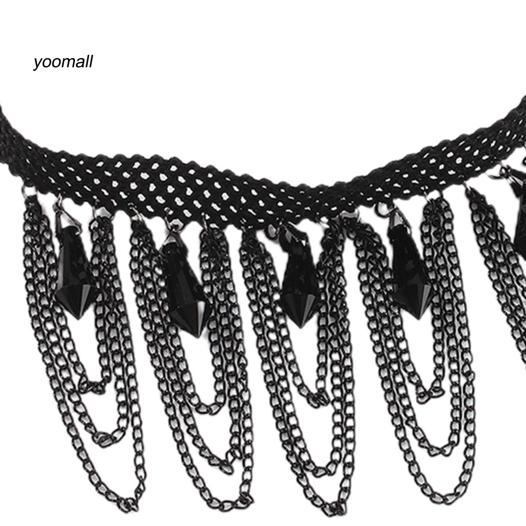 Vòng Cổ Đính Đá Phong Cách Halloween Cho Nữ