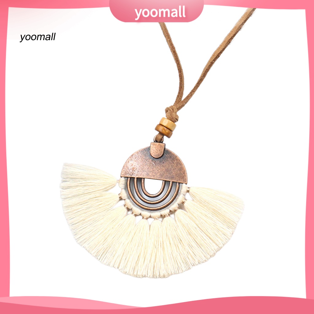 Vòng Cổ Tua Rua Bằng Hợp Kim Phong Cách Bohemian Thời Trang Cho Nữ