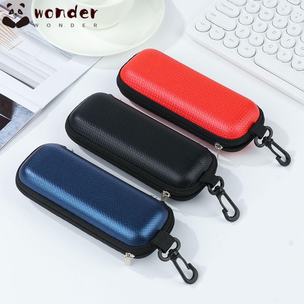 Hộp Đựng Mắt Kính Có Khóa Kéo Phong Cách Unisex Giá Đỡ