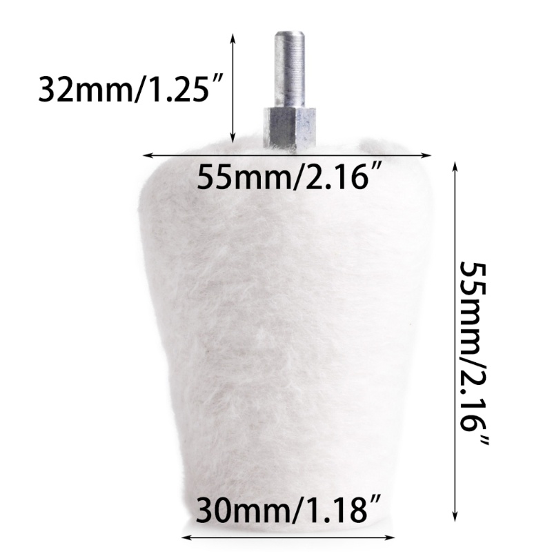 Bộ 2 Bông Đánh Bóng Xe 2 Trục # 1 # 4 #