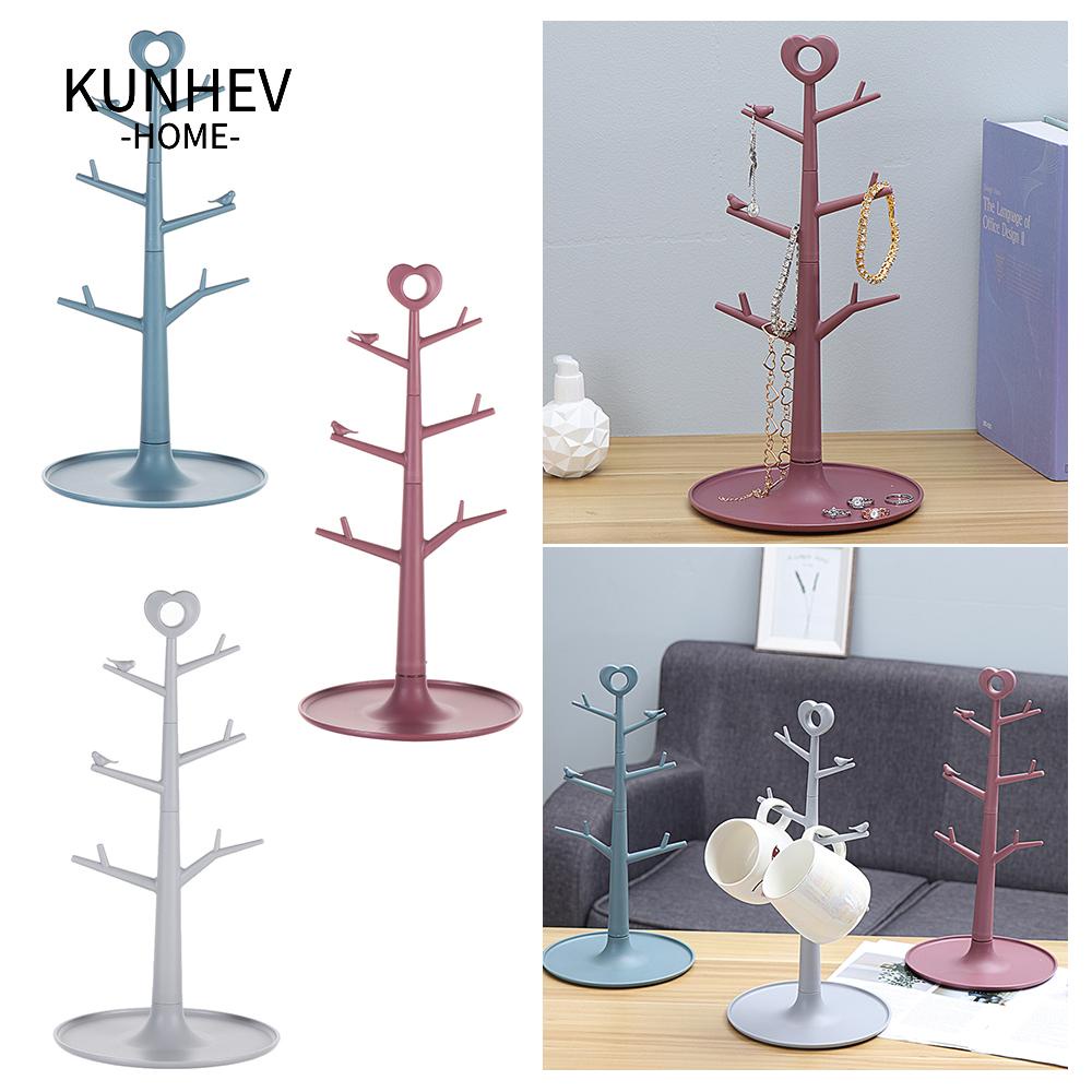 KUNHEV Giá Đỡ Trưng Bày Trang Sức Hình Hoa Mẫu Đơn