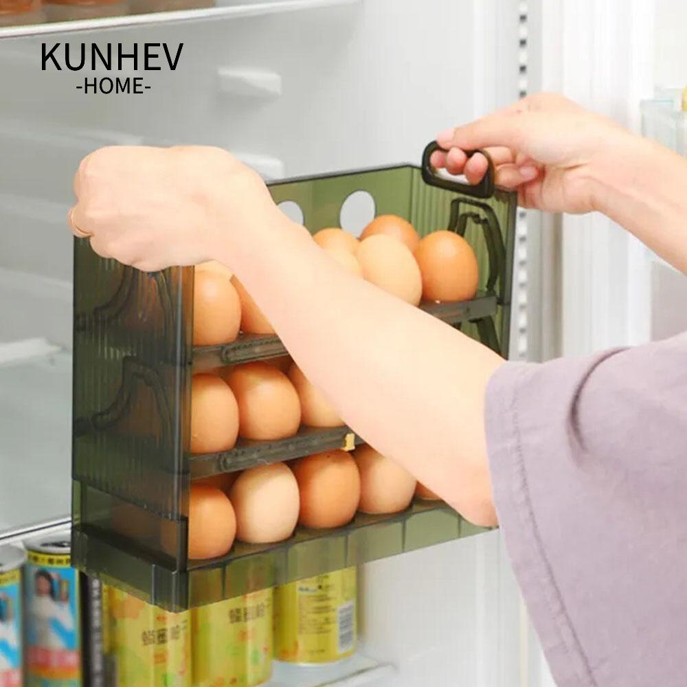 KUNHEV Hộp Đựng Trứng 30 / 20 Ngăn Gắn Cửa Tủ Lạnh Tiện Dụng