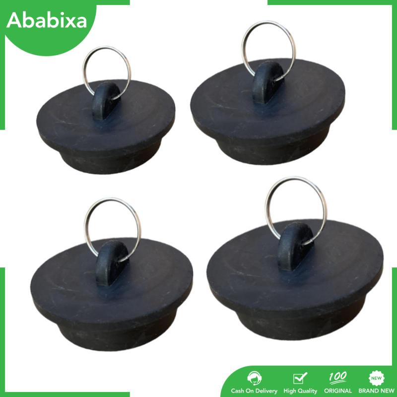 Set 4 Nút Cao Su Chặn Lỗ Thoát Nước Bồn Rửa Nhà Bếp / Bồn Tắm