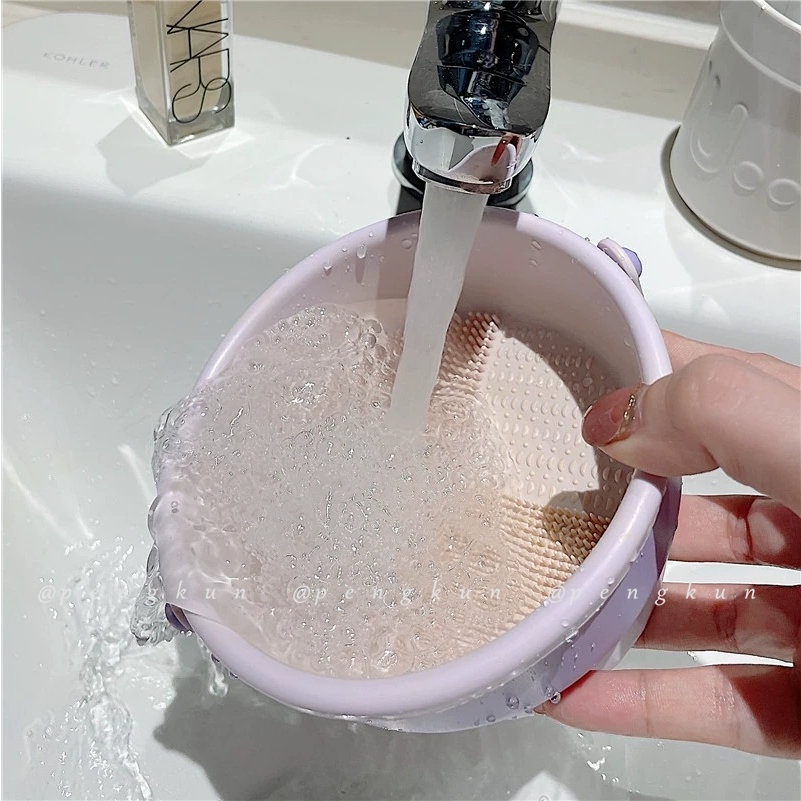 Giá Phơi Khô Cọ Trang Điểm Hình Quả Trứng Tiện Dụng