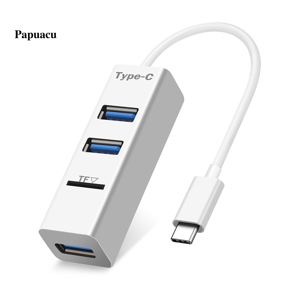 Bộ Chia 3 CổNg USB 2.0 Hub ĐọC Thẻ TF Cho PC / Laptop