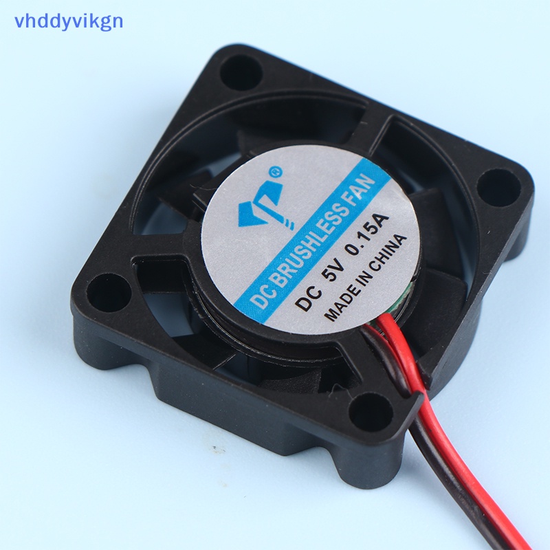 1 Quạt Làm Mát Mini Không Chổi Than 2 Pin 25 * 25 * 7mm DC2507 2-Pin 5 / 12 / 24V