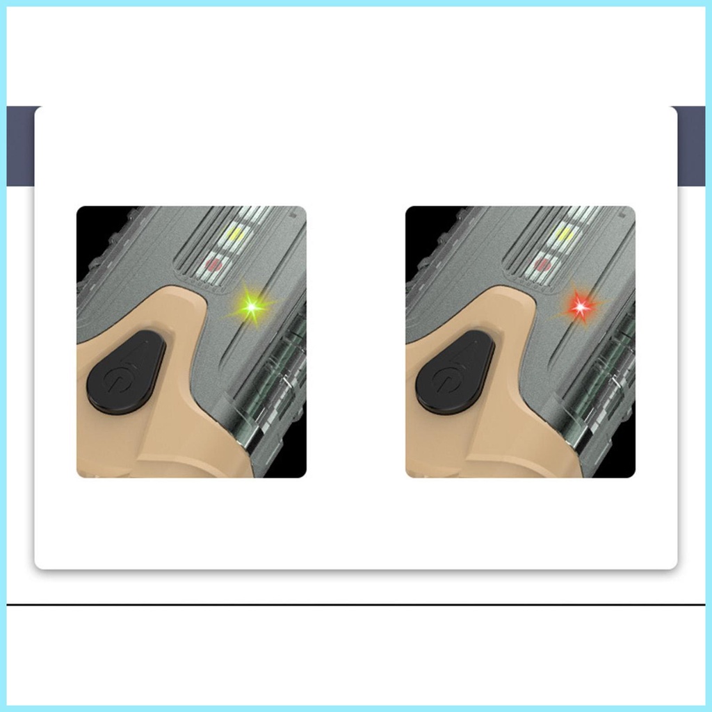 Móc Khóa Đèn Pin LED Mini Edcs Cầm Tay Có Thể Sạc Lại