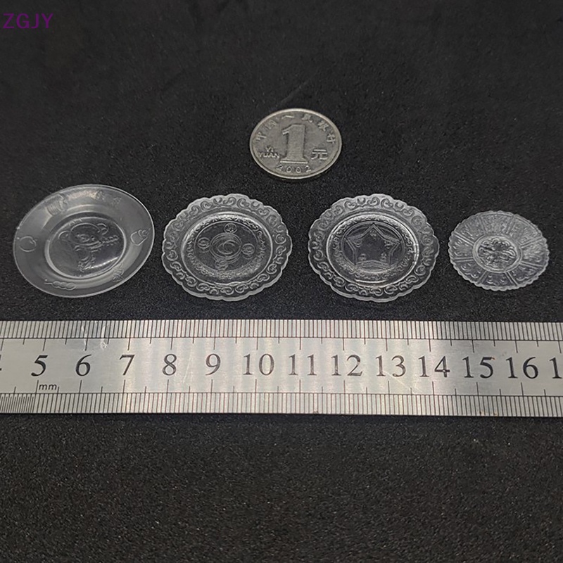 Khuôn Silicon Tạo Hình Chén Dĩa Dùng Trang Trí Nhà Búp Bê Mới