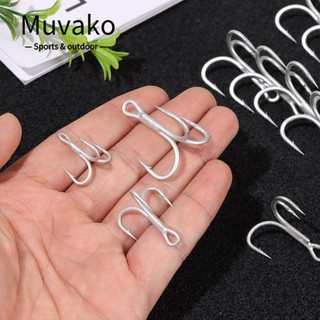 Muvako set 50 lưỡi câu cá bằng niken chất lượng cao
