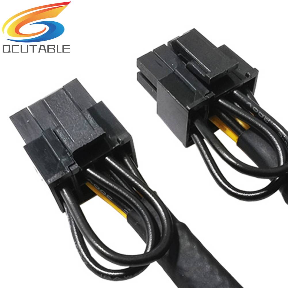 Thẻ Đồ Họa 6Pin PCI-E Sang 2x8Pin (6 + 2) GPU Cho Dây Cáp BTC