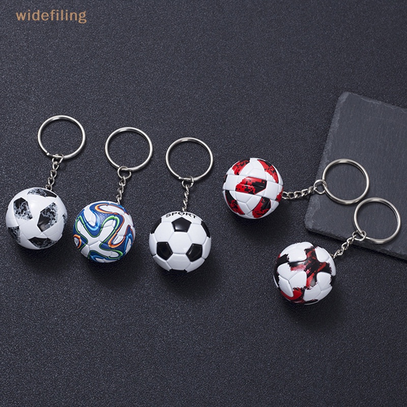 Móc Khóa Da PU Mặt Hình Quả Bóng Đá Thời Trang