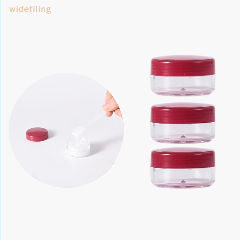 Set 5 / 8 Lọ Nhựa Rỗng Trong Suốt Mini Đựng Mỹ Phẩm Du Lịch Tiện Lợi