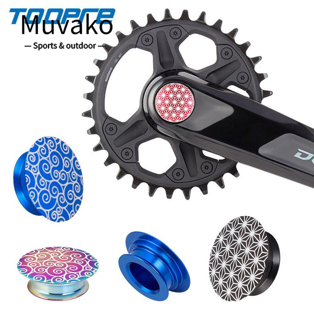 MUVAKO Set 2 Nắp Đậy Trục Khuỷu Chống Bụi Cho Xe Đạp Leo Núi