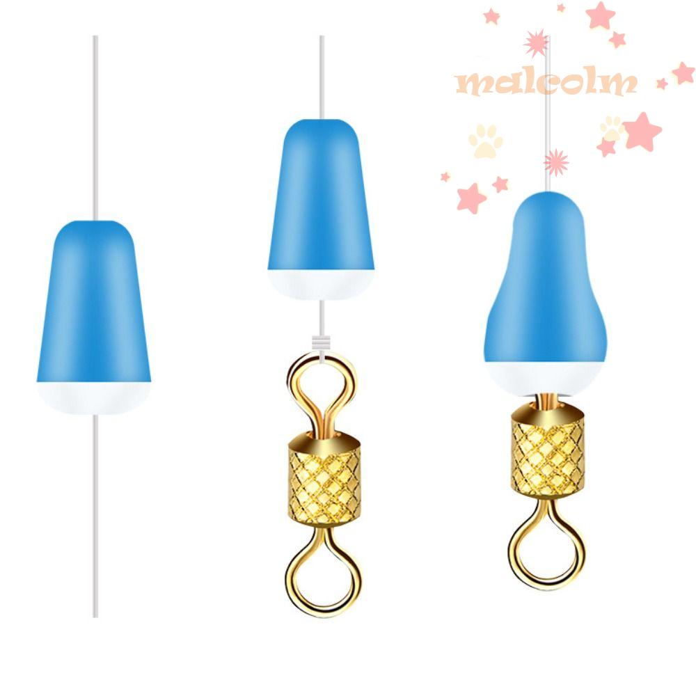 Hạt Đậu Cao Su Malcom Bền Chống Rối Chống Biến Dạng Hình Oval Cho Dụng Cụ Câu Cá