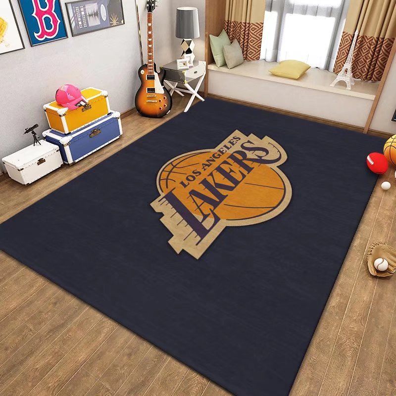 Thảm Trải Sàn Hình Chữ Nhật In Hình Đội Bóng Rổ Nba Độc Đáo