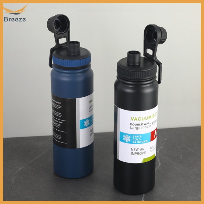 Bình Nước Giữ Nhiệt Bằng Thép Không Gỉ 304 Thiết Kế Cỡ Lớn Chống Tràn Tiện Dụng Mang Theo Du Lịch