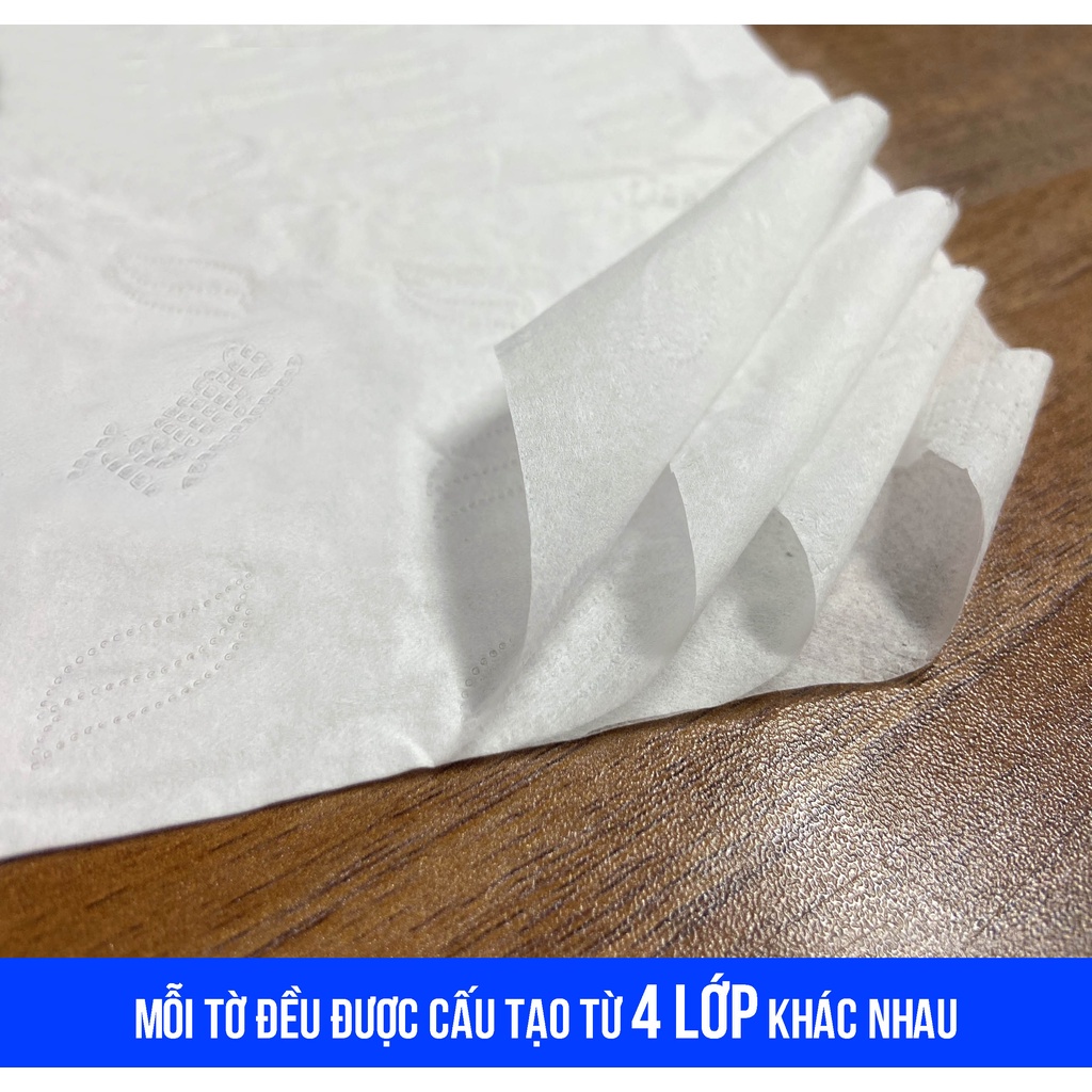 Tempo - Khăn giấy hộp Tempo 3 lớp Hương Gỗ Táo/Không Mùi - 86 Tờ/Hộp Giấy