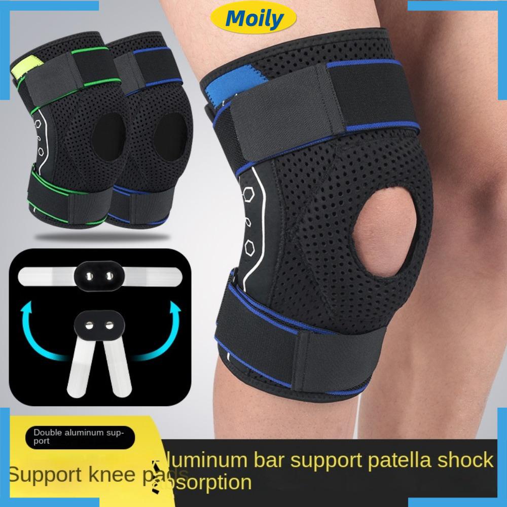 MOILYVN Đệm Bảo Vệ Đầu Gối Bằng Nhôm Có Thể Điều Chỉnh Hỗ Trợ Tập
