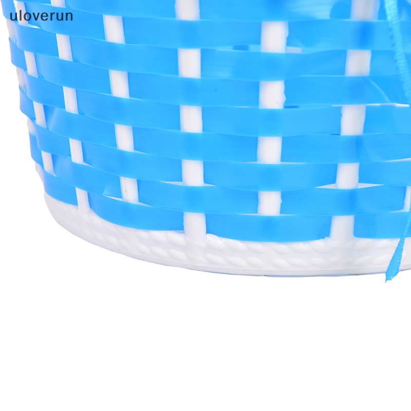 1 Giỏ Xe Đạp Bằng Nhựa Đính Nơ Dễ Thương Cho Bé vn