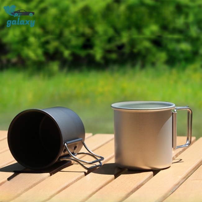 Galaxy Cốc Uống Nước 300ml Bằng Nhôm Có Thể Gấp Gọn Tiện Dụng Mang Theo Du Lịch Dã Ngoại