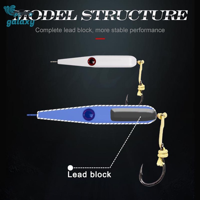 Galaxy Mồi Giả Nhử Cá 100mm / 45g Chất Lượng Cao Gắn Kèm Móc Câu