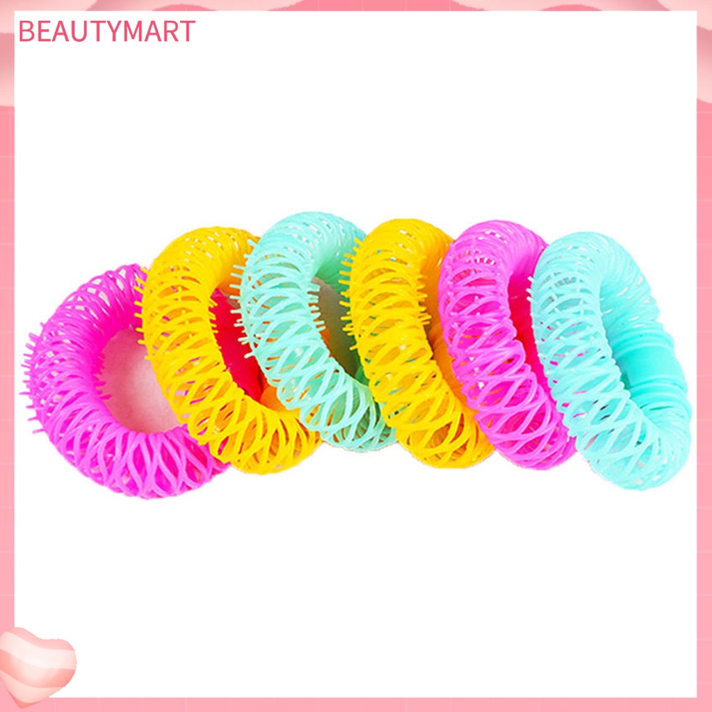 Bộ 8 Lô Uốn Tóc Bằng Nhựa Tạo Hiệu Ứng Tinh Tế Tái Sử Dụng Được