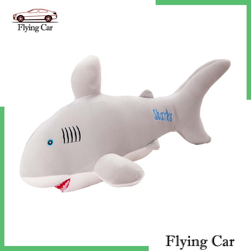 [Lzdjfmy2] Gối Nhồi Bông Hình Cá Mập Dễ Thương Trang Trí Sinh Nhật / Valentine