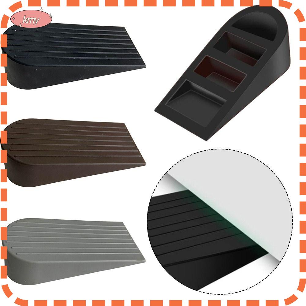 Miếng Chặn Cửa Bằng Cao Su Màu Xám Đen Chống Va Đập Dễ Sử Dụng Cho Phòng Ngủ / Văn Phòng