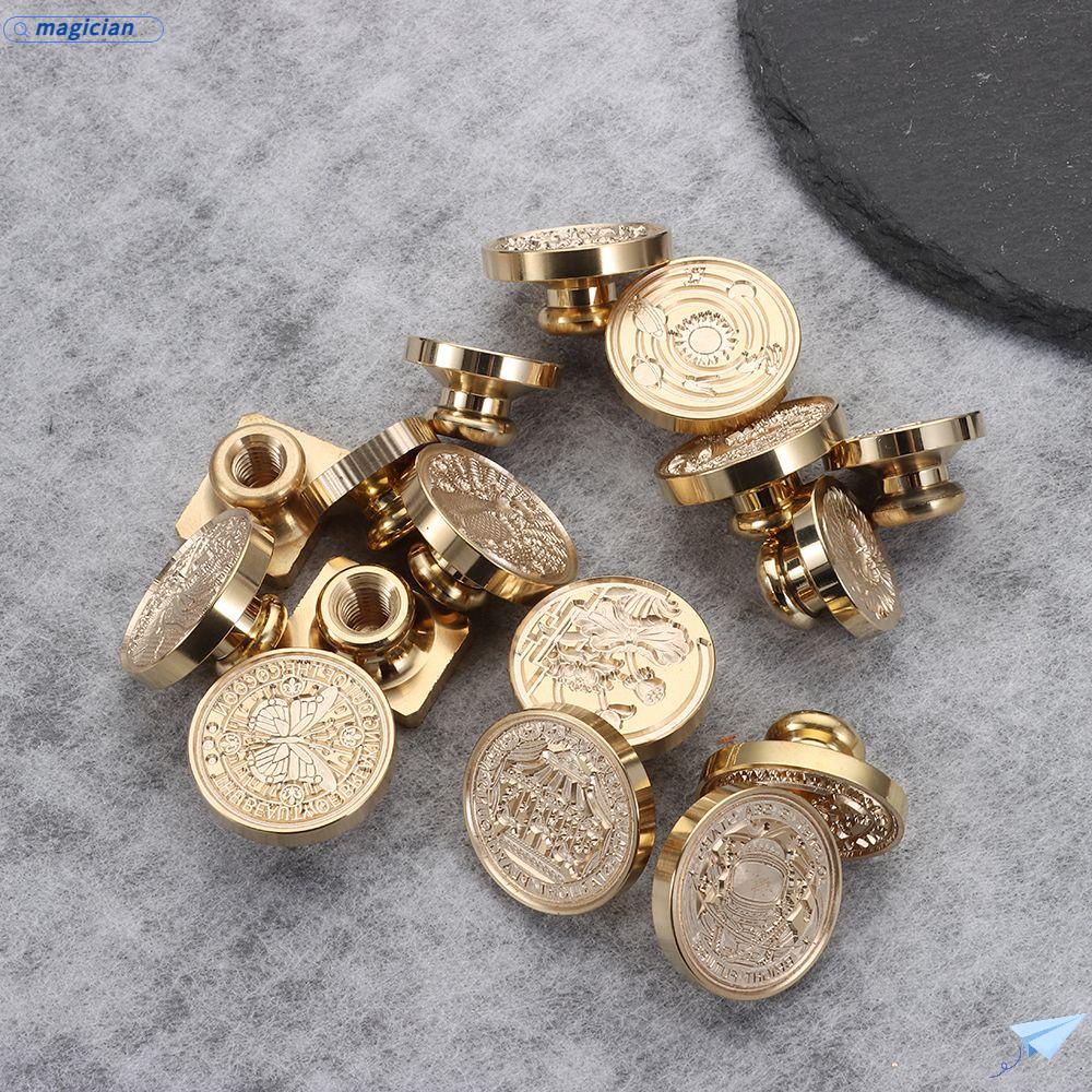 MAG Con Dấu Đóng Sáp Niêm Phong Thiệp Năm Mới Phong Cách Retro