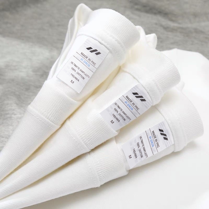 Áo Thun Cotton Ngắn Tay Cổ Tròn Màu Trơn Thời Trang Mùa Hè Cho Nam