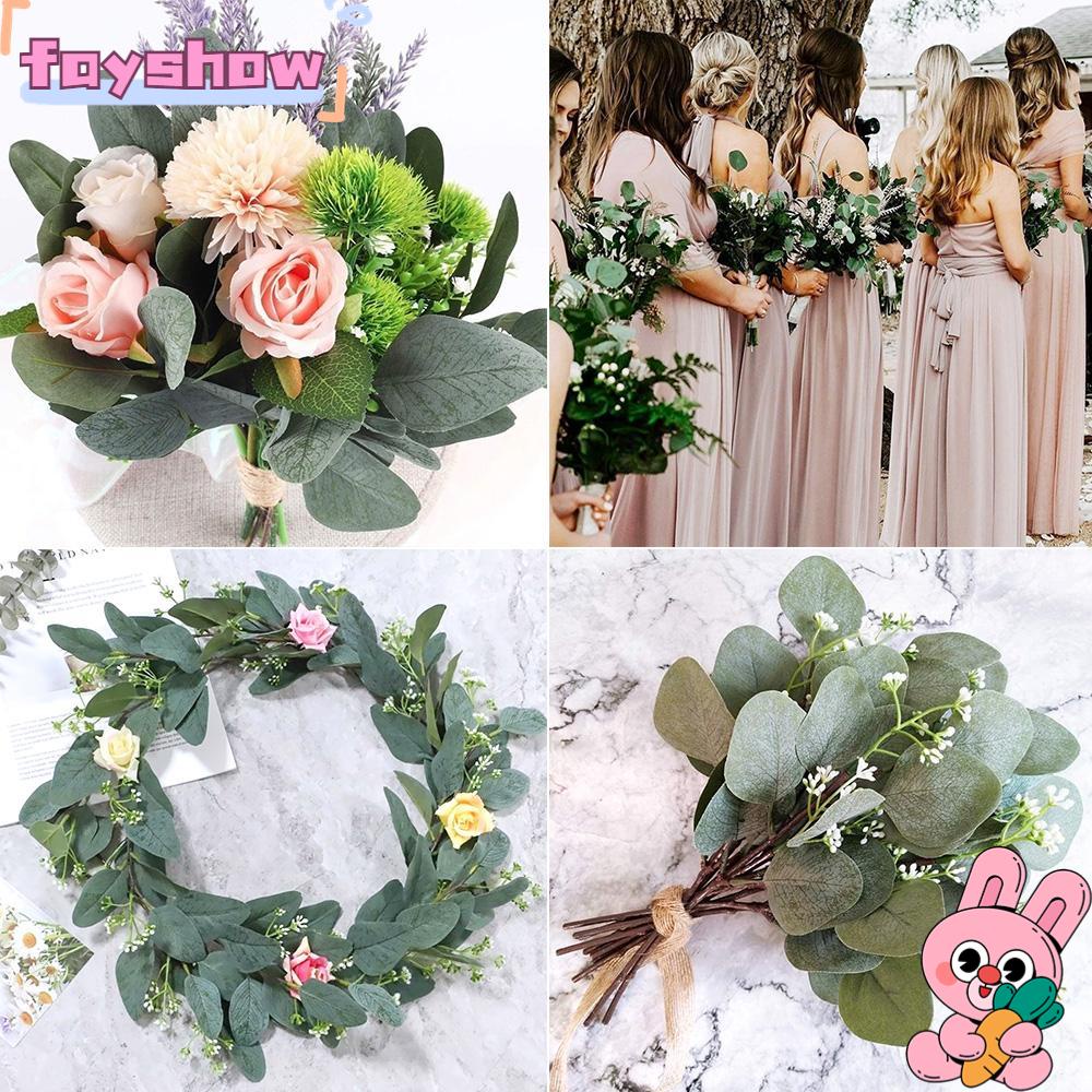 FAY Set 10 Hoa Khuynh Diệp Nhân Tạo Trang Trí Tiệc|Cành Lá Giả Trang Trí Nhà Cửa