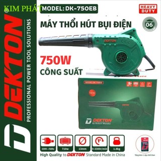 Máy thổi bụi và hút bụi dekton dk-750eb 750w bảo hành chính hãng - máy thổi gió điện dekton kim phát