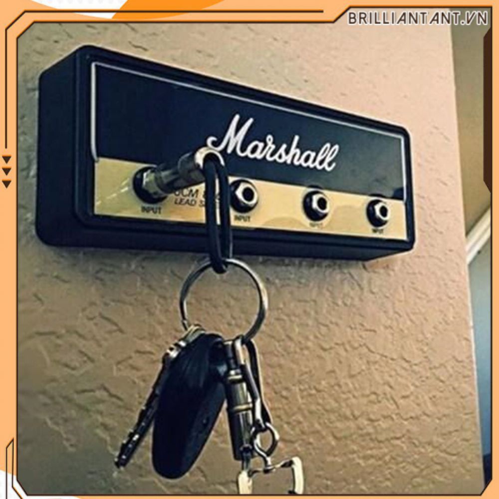 Fender Nhạc Blues Phím Lưu Trữ Jack Giá Treo Chìa Khóa Đàn Guitar Treo Tường Móc Khóa Vintage Khuếch Đại Trang Trí Nhà Cửa Tặng Bri