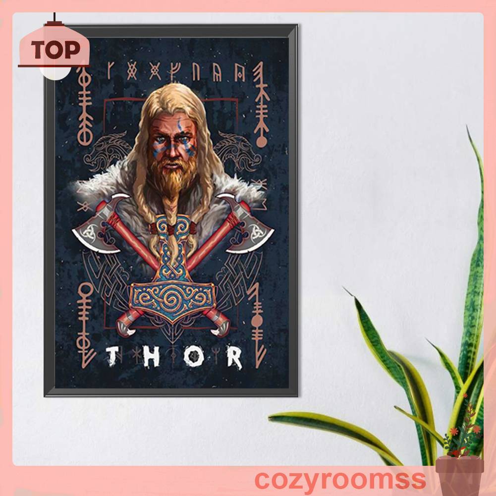 Tranh Đính Đá Kim Cương Toàn Bộ 5D DIY Hình Thor