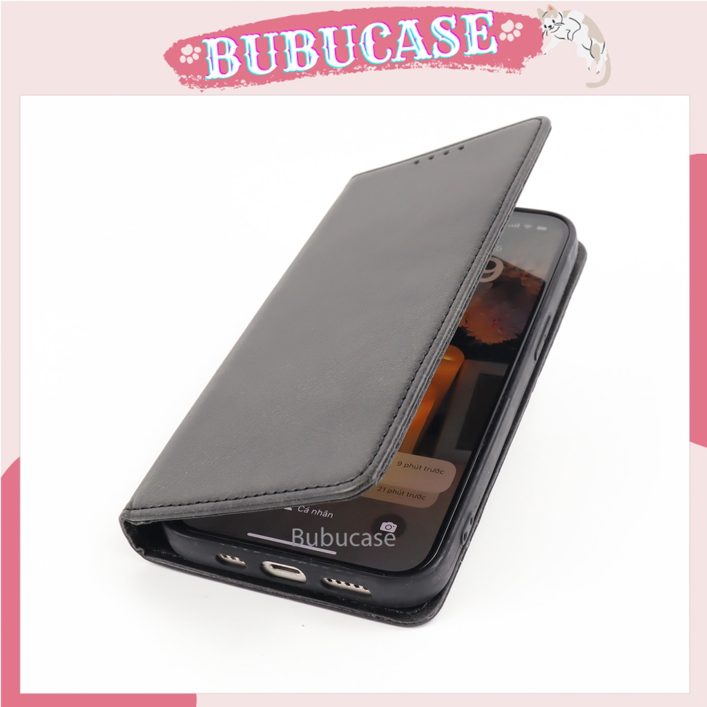 Bao Da Điện Thoại Dành Cho Iphone 14 Plus - Có Ngăn Đựng Thẻ - Chất Liệu Da Cao Cấp