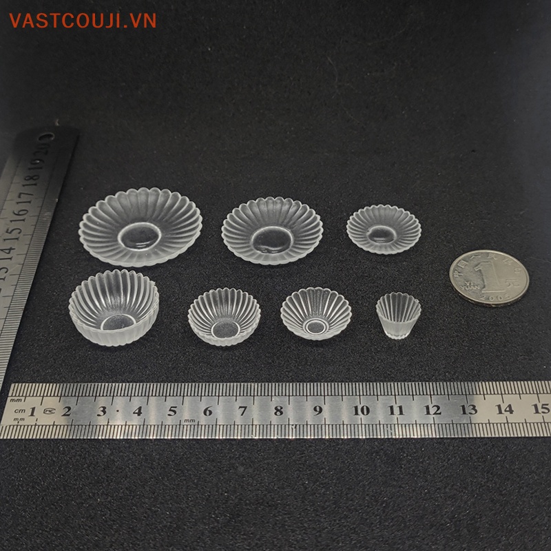 Mô Hình Tô Chén Dĩa Bằng Silicon Trang Trí Nhà Búp Bê