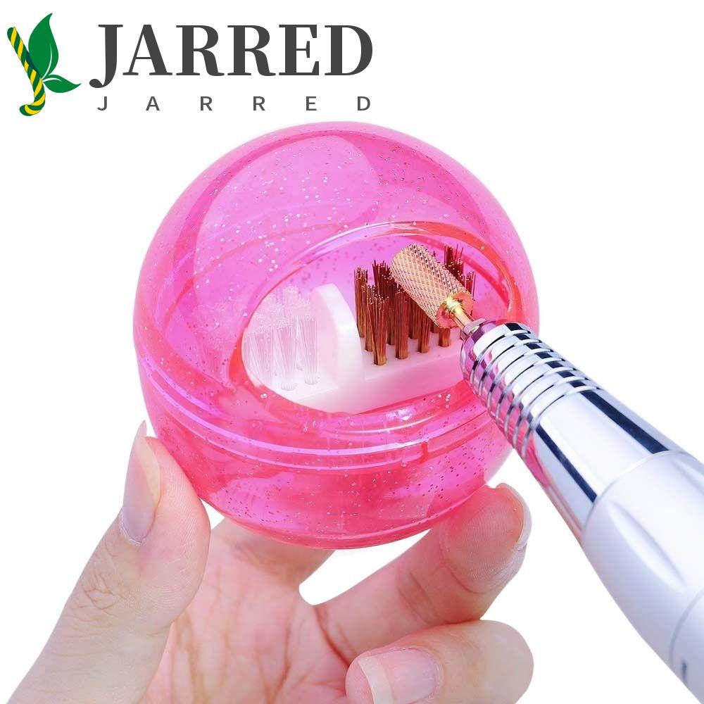 JARRED Cọ Nhựa Cứng Làm Sạch Đầu Khoan Móng Tay Ốp
