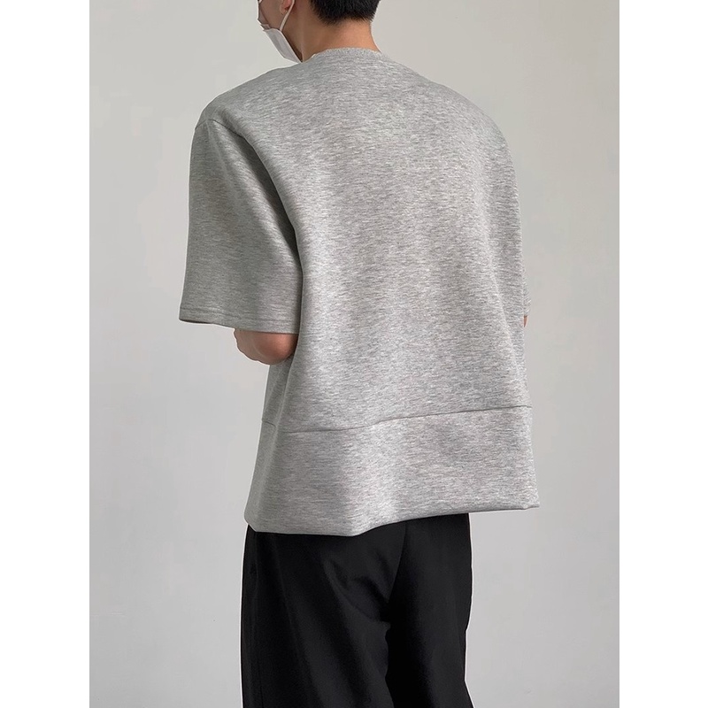Áo Thun Nam Tay Ngắn Dáng Rộng Thời Trang Phong Cách Hàn Quốc