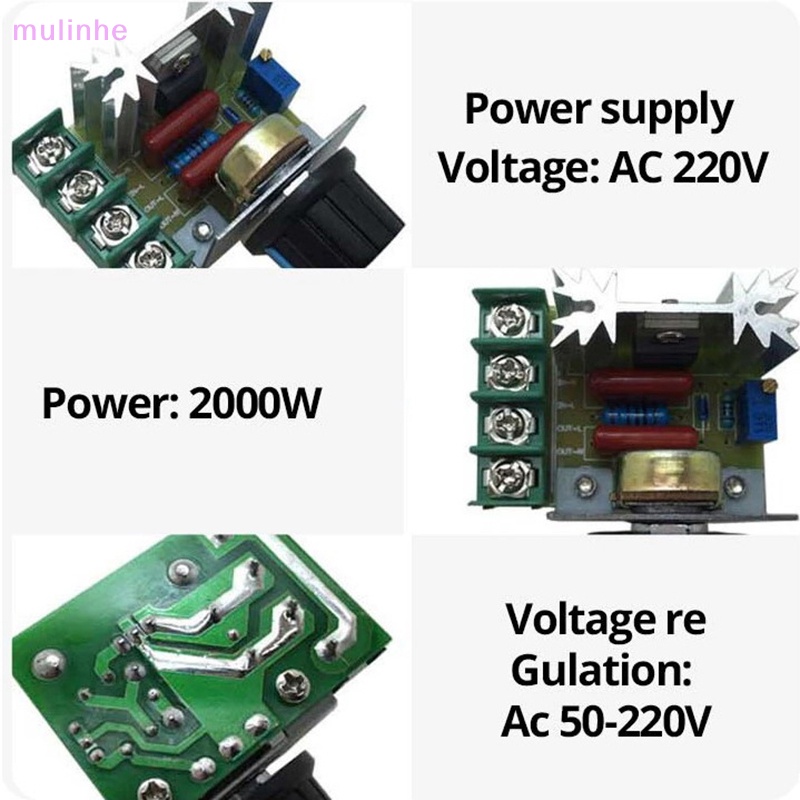 Công Tắc Điều Chỉnh Điện Áp mulinhe 2000W AC 220V