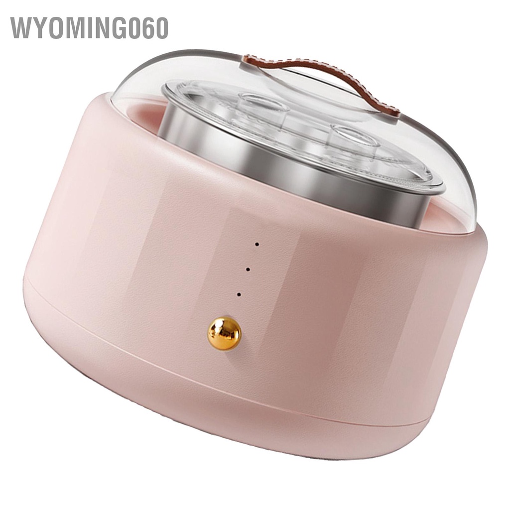 Wyoming060 Máy Làm Sữa Chua Hoàn Toàn Tự Động Hy Lạp Với Lớp Lót Inox Nồi Dùng Cho Gia Đình CN Cắm 220V